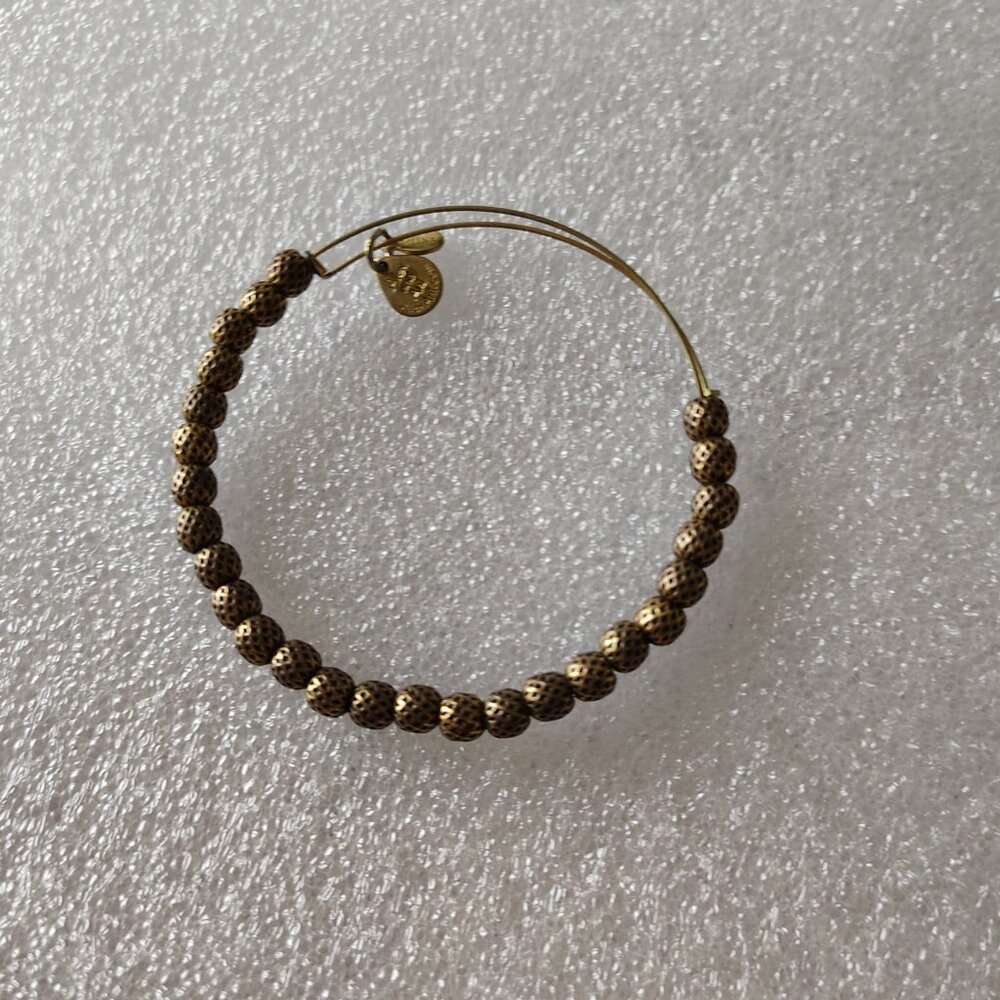 Alex and Ani Gold Bead Bangle  431